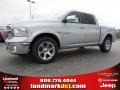 Bright Silver Metallic 2014 Ram 1500 Laramie Crew Cab