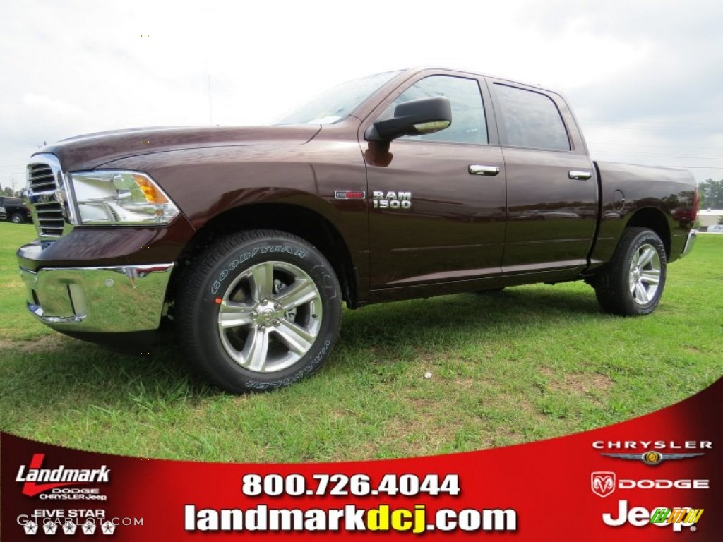 2014 1500 Big Horn Crew Cab - Western Brown / Canyon Brown/Light Frost Beige photo #1