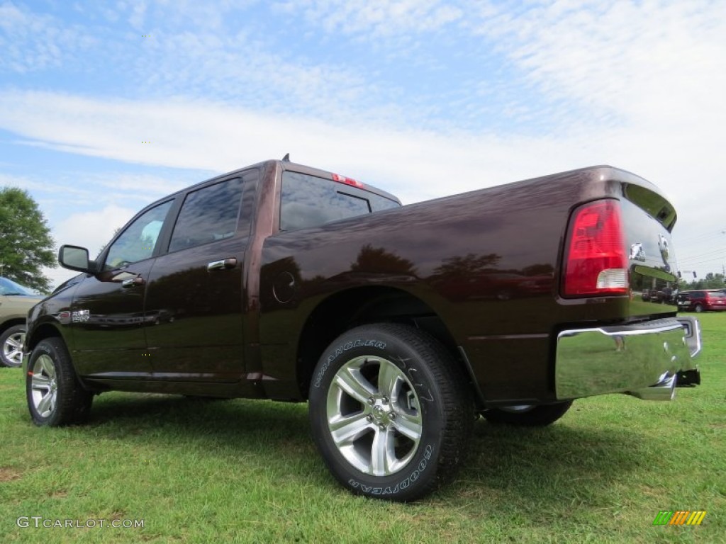 2014 1500 Big Horn Crew Cab - Western Brown / Canyon Brown/Light Frost Beige photo #2