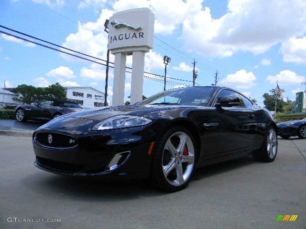 Ultimate Black Metallic 2015 Jaguar XK XKR Coupe Exterior Photo #96271290
