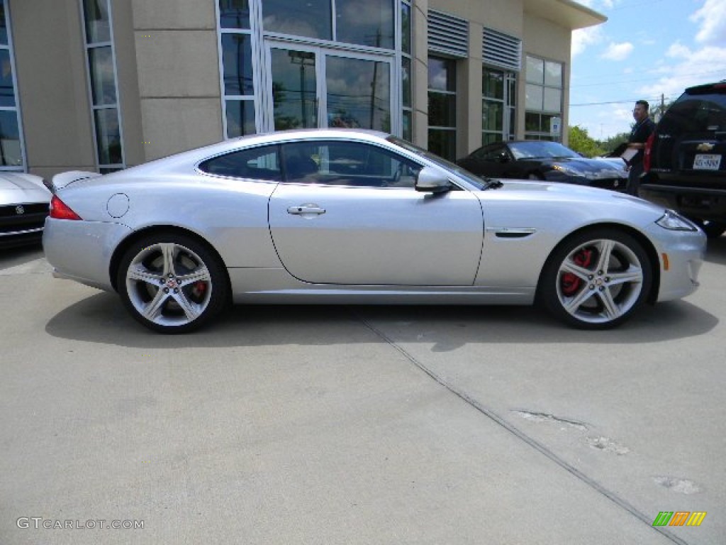 2015 XK XKR Coupe - Rhodium Silver Metallic / Warm Charcoal/Red Contrast photo #10