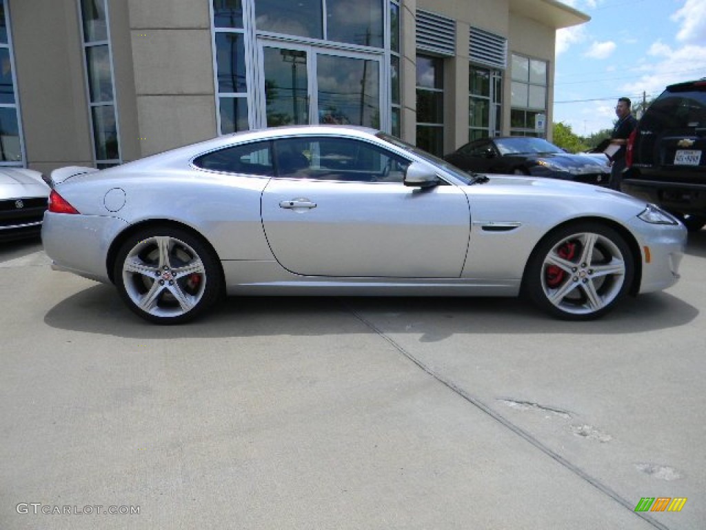 Rhodium Silver Metallic 2015 Jaguar XK XKR Coupe Exterior Photo #96271824