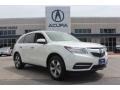2015 White Diamond Pearl Acura MDX Technology  photo #1