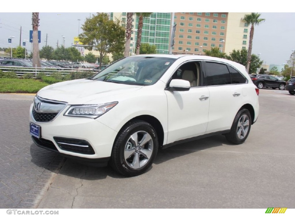 2015 MDX Technology - White Diamond Pearl / Parchment photo #3