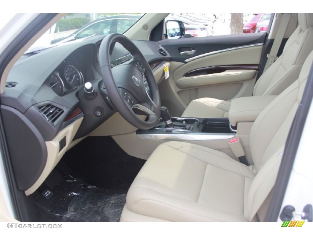 2015 MDX Technology - White Diamond Pearl / Parchment photo #11