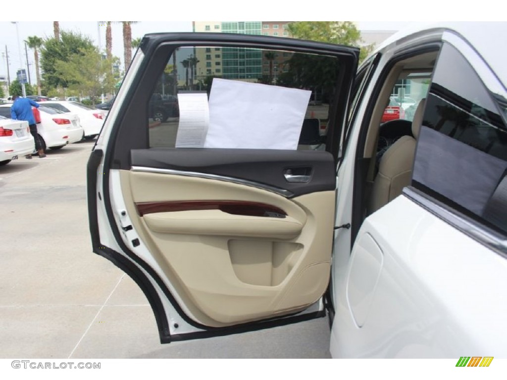 2015 MDX Technology - White Diamond Pearl / Parchment photo #12