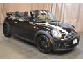 2014 Midnight Black Metallic Mini Cooper Convertible  photo #4