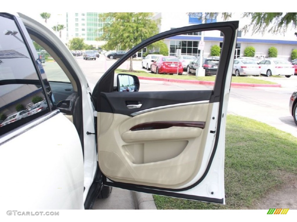 2015 MDX Technology - White Diamond Pearl / Parchment photo #18