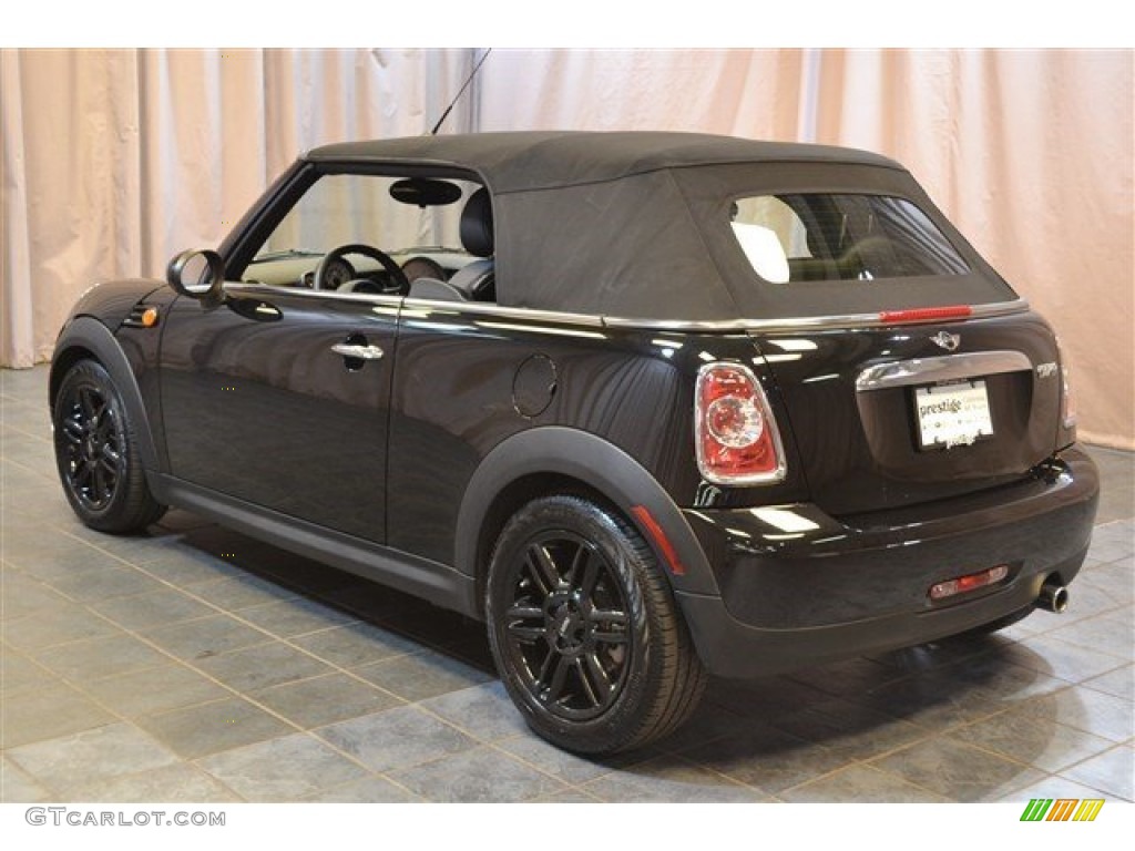 2014 Cooper Convertible - Midnight Black Metallic / Carbon Black photo #32