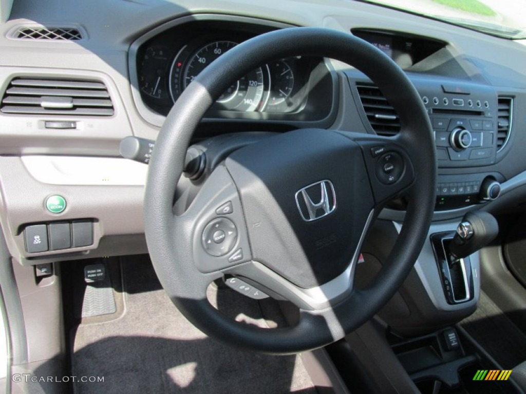 2012 CR-V EX 4WD - White Diamond Pearl / Gray photo #11