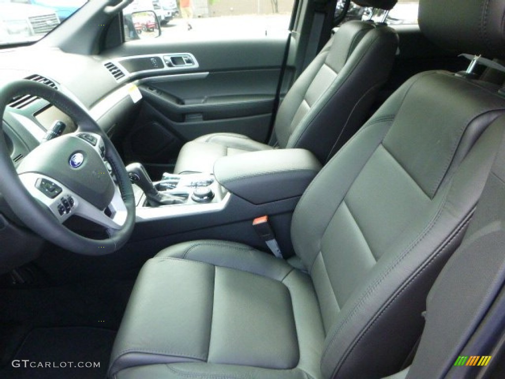 2015 Explorer XLT 4WD - Magnetic / Charcoal Black photo #7