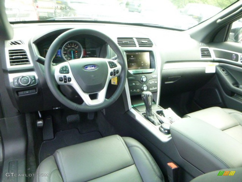 2015 Explorer XLT 4WD - Magnetic / Charcoal Black photo #9