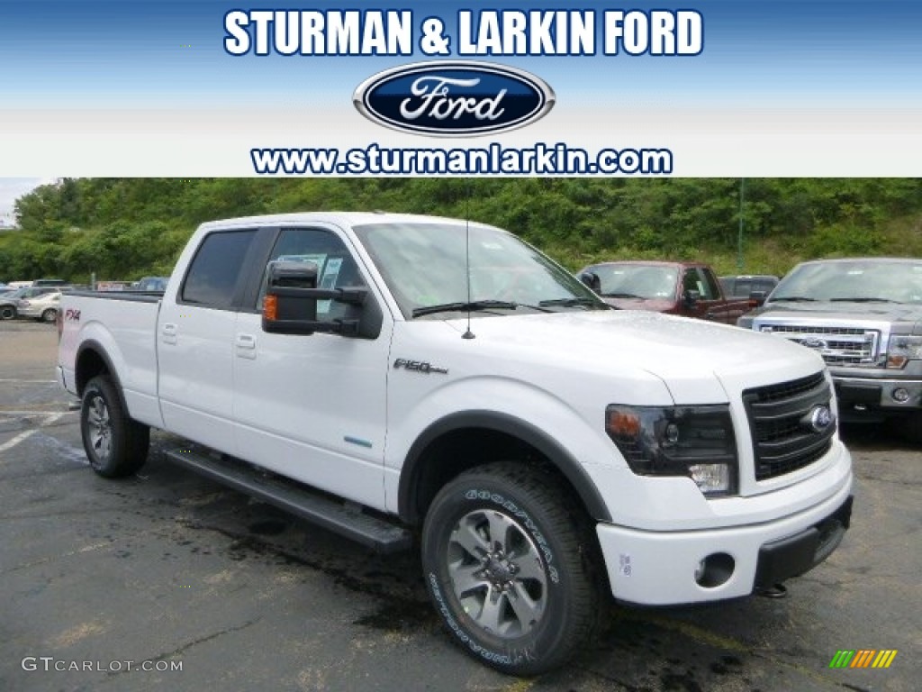 2014 F150 FX4 SuperCrew 4x4 - Oxford White / Black photo #1