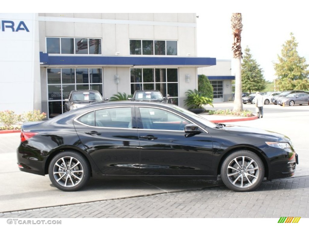 2015 TLX 3.5 Technology - Crystal Black Pearl / Graystone photo #9
