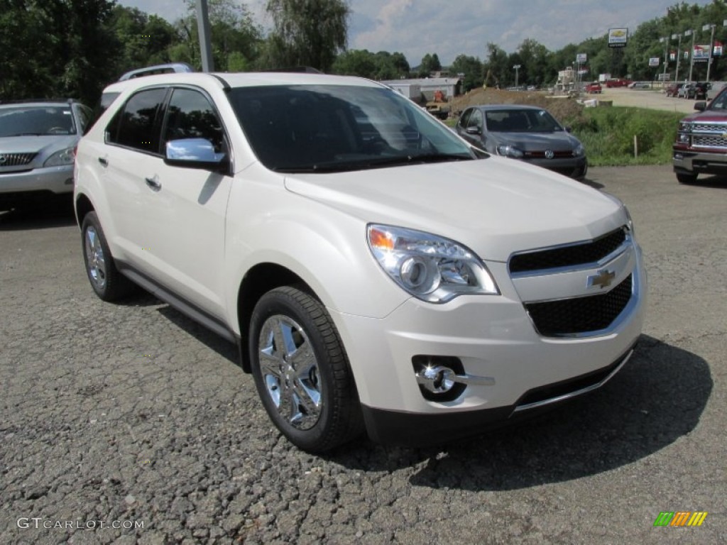 White Diamond Tricoat 2015 Chevrolet Equinox LTZ AWD Exterior Photo #96274938