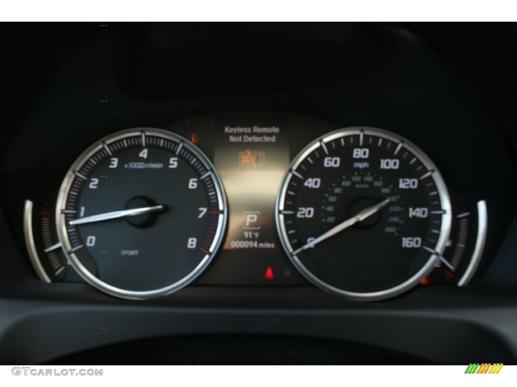 2015 Acura TLX 3.5 Technology Gauges Photo #96275289