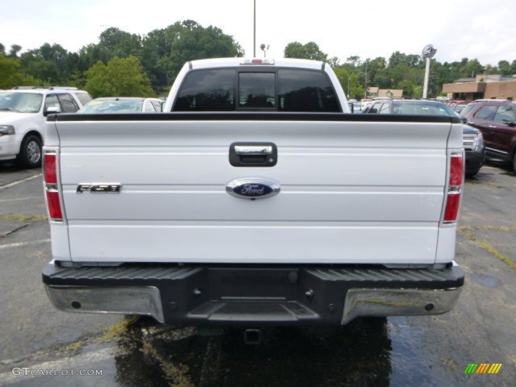 2014 F150 XLT SuperCab 4x4 - Oxford White / Steel Grey photo #3