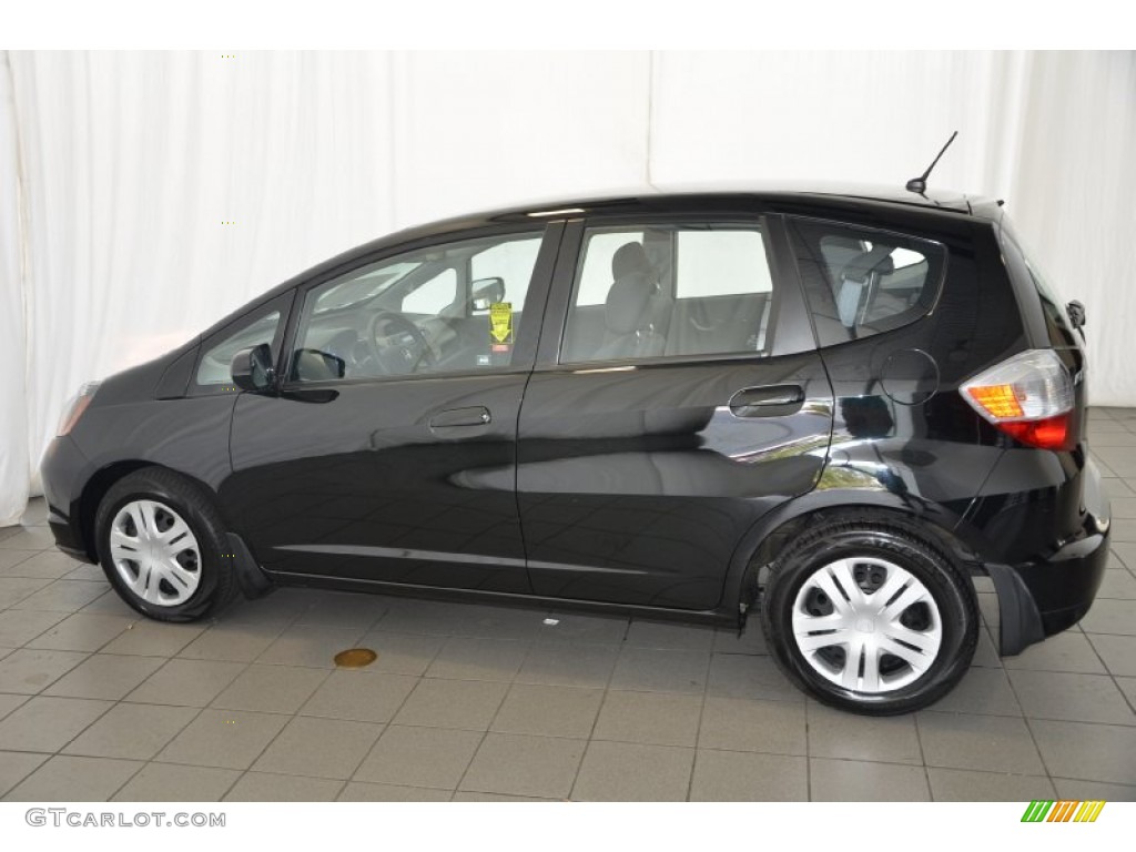 2011 Fit  - Crystal Black Pearl / Gray photo #10