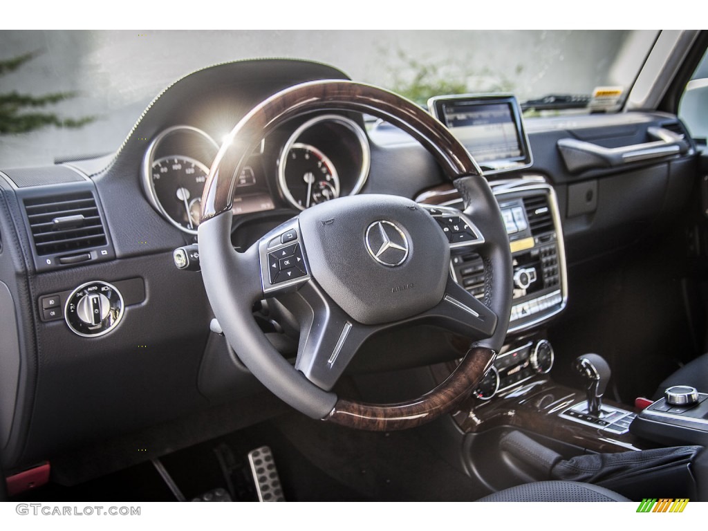 2014 Mercedes-Benz G 550 Black Steering Wheel Photo #96276468