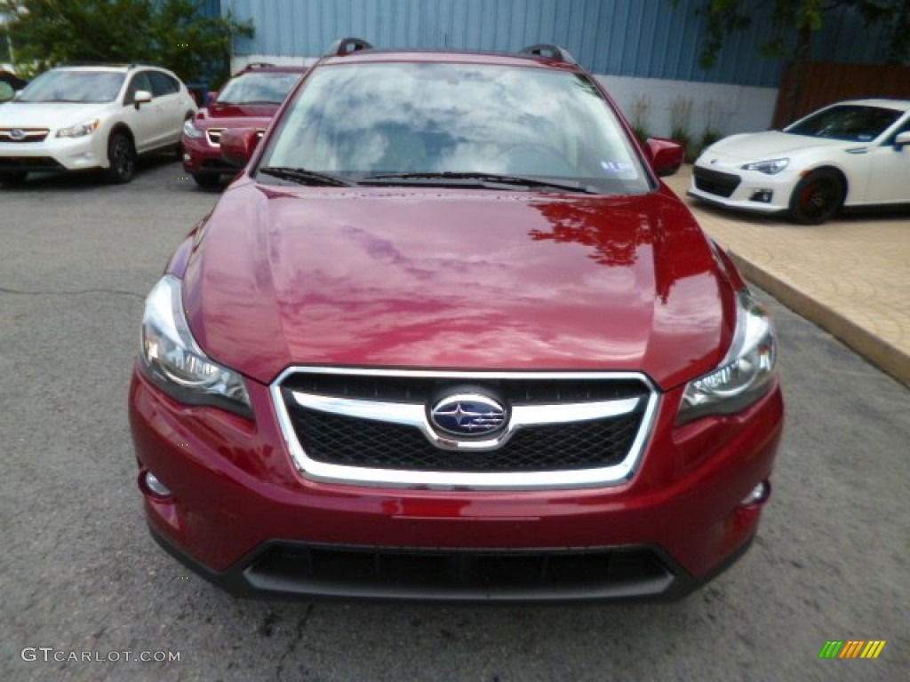 2014 XV Crosstrek 2.0i Premium - Venetian Red Pearl / Ivory photo #2