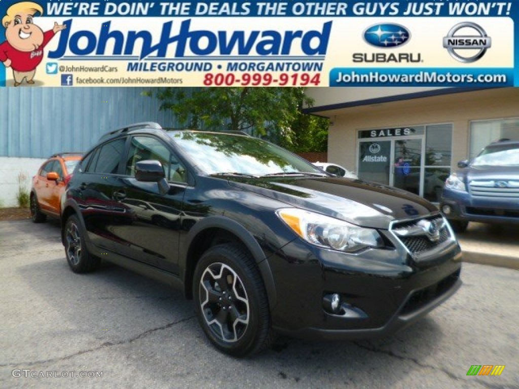 2014 XV Crosstrek 2.0i Limited - Crystal Black Silica / Ivory photo #1