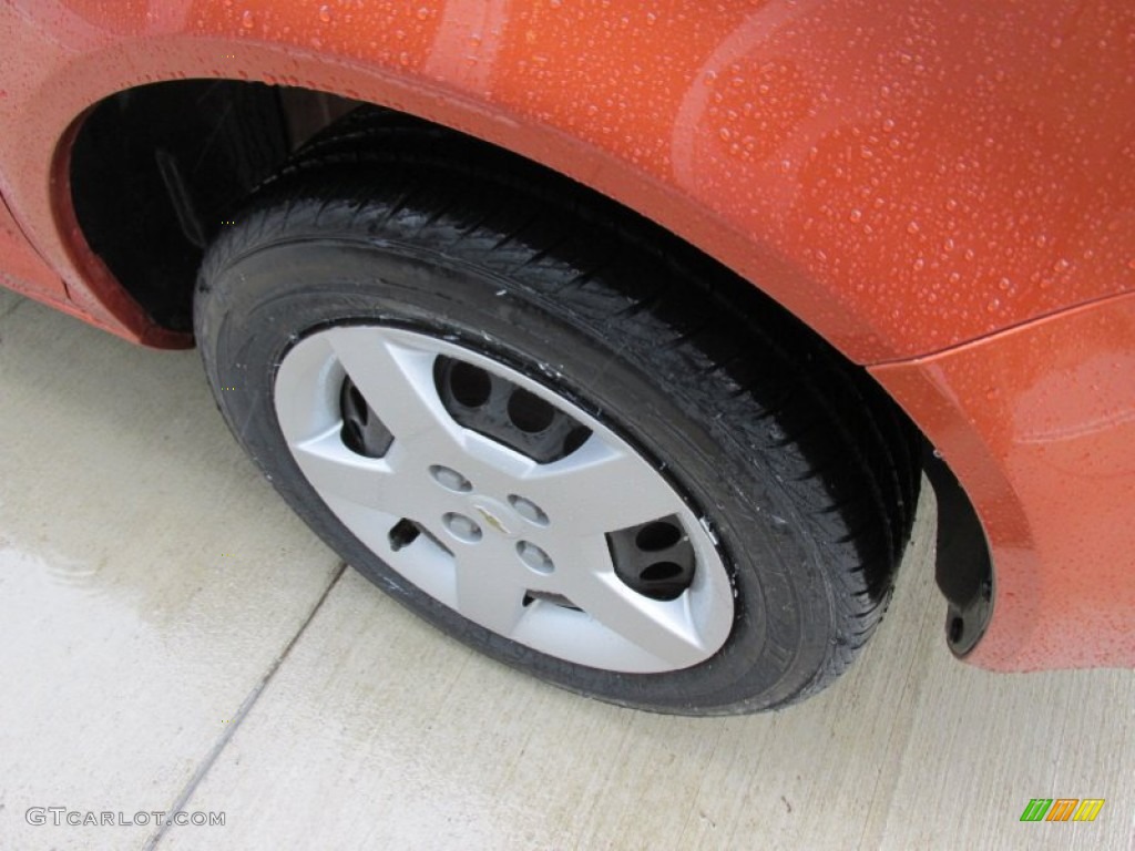 2007 Cobalt LS Sedan - Sunburst Orange Metallic / Gray photo #7