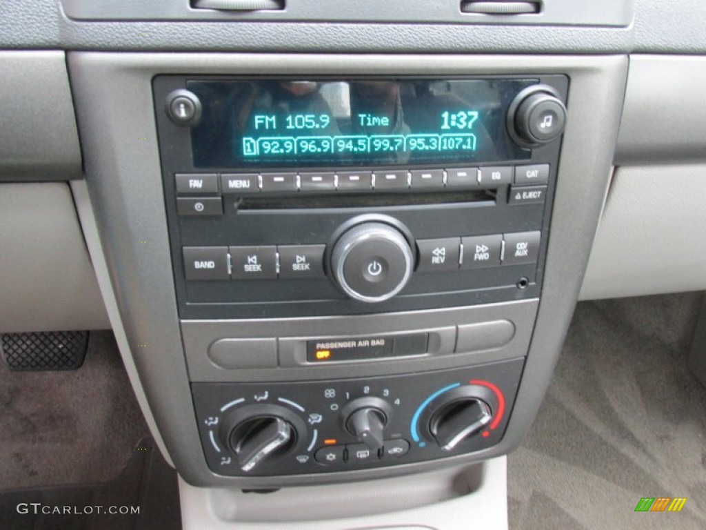 2007 Cobalt LS Sedan - Sunburst Orange Metallic / Gray photo #26