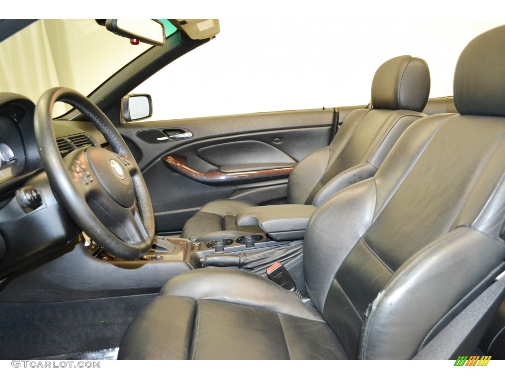 2001 3 Series 330i Convertible - Steel Grey Metallic / Black photo #13