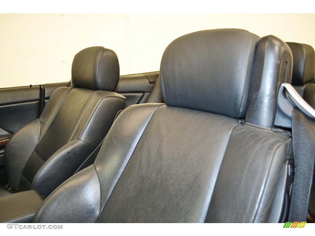 2001 3 Series 330i Convertible - Steel Grey Metallic / Black photo #14