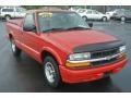 1999 Victory Red Chevrolet S10 LS Regular Cab  photo #1