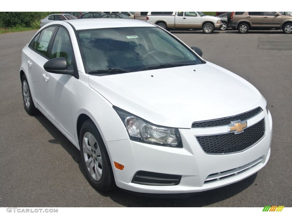 Summit White 2014 Chevrolet Cruze LS Exterior Photo #96284289