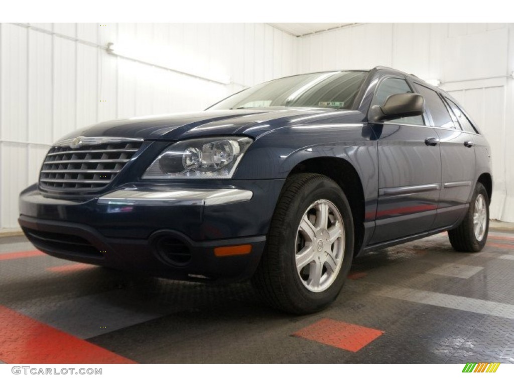 2006 Pacifica Touring AWD - Midnight Blue Pearl / Light Taupe photo #11