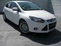 White Platinum - Focus Titanium Hatchback Photo No. 1