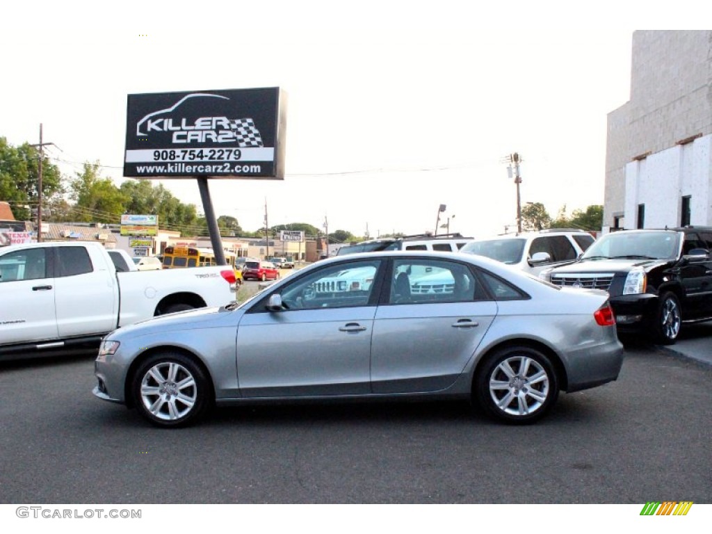 2011 A4 2.0T quattro Sedan - Meteor Grey Pearl / Black photo #4