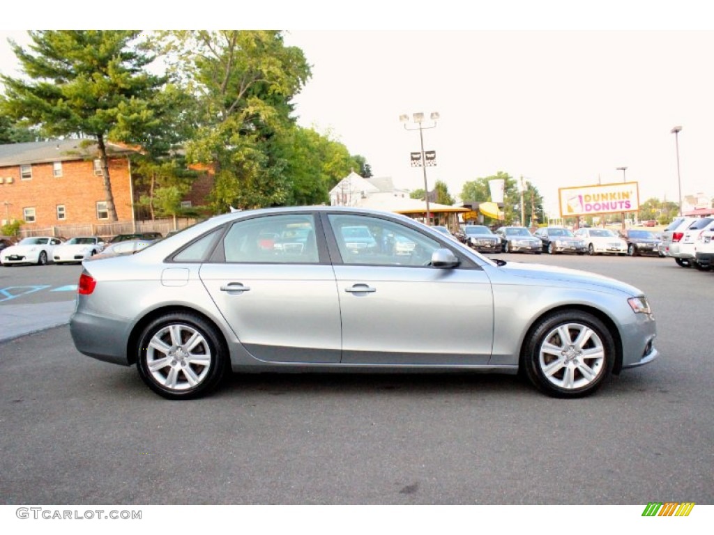 2011 A4 2.0T quattro Sedan - Meteor Grey Pearl / Black photo #9