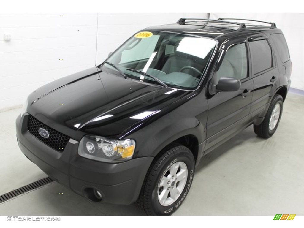 2006 Escape XLT V6 - Black / Medium/Dark Flint photo #1