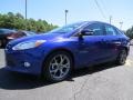 2013 Performance Blue Ford Focus SE Sedan  photo #3