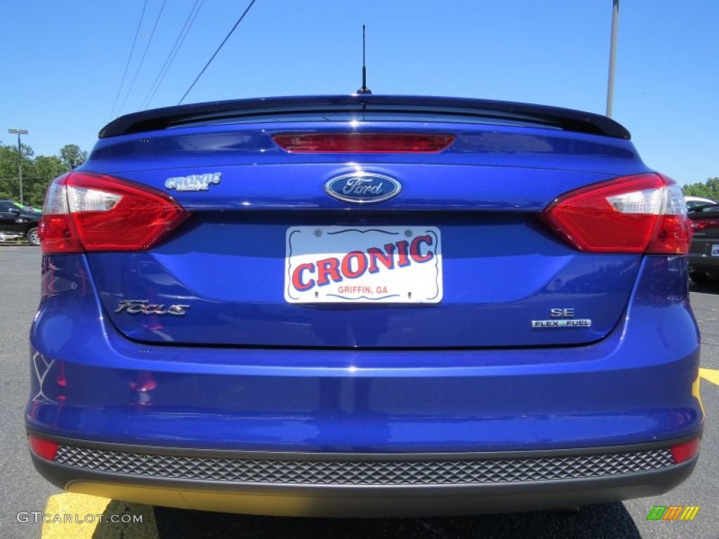 2013 Focus SE Sedan - Performance Blue / Charcoal Black photo #6
