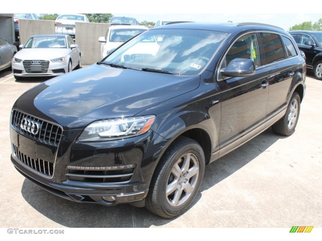 Night Black 2015 Audi Q7 3.0 Premium quattro Exterior Photo #96292770