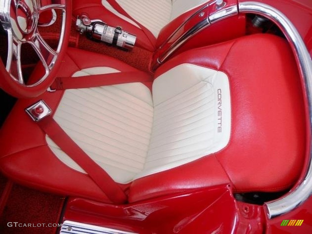 1961 Corvette Convertible - Roman Red / Red photo #3