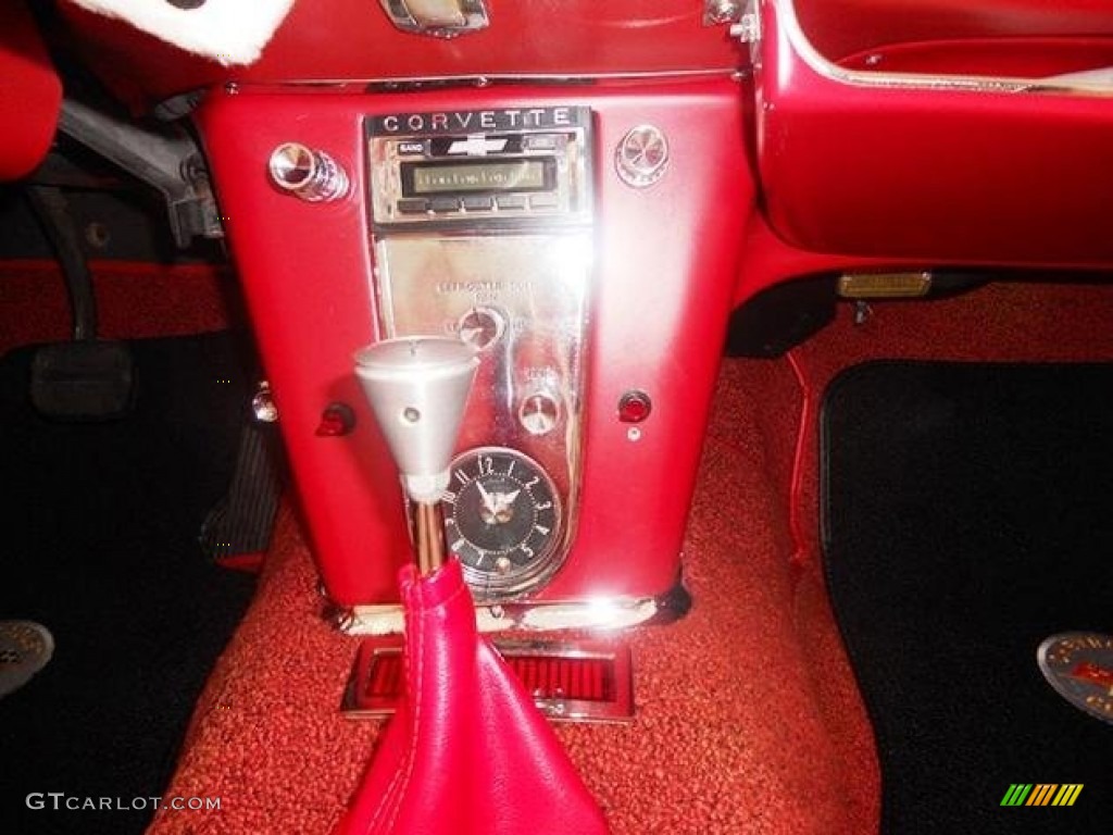 1961 Corvette Convertible - Roman Red / Red photo #4