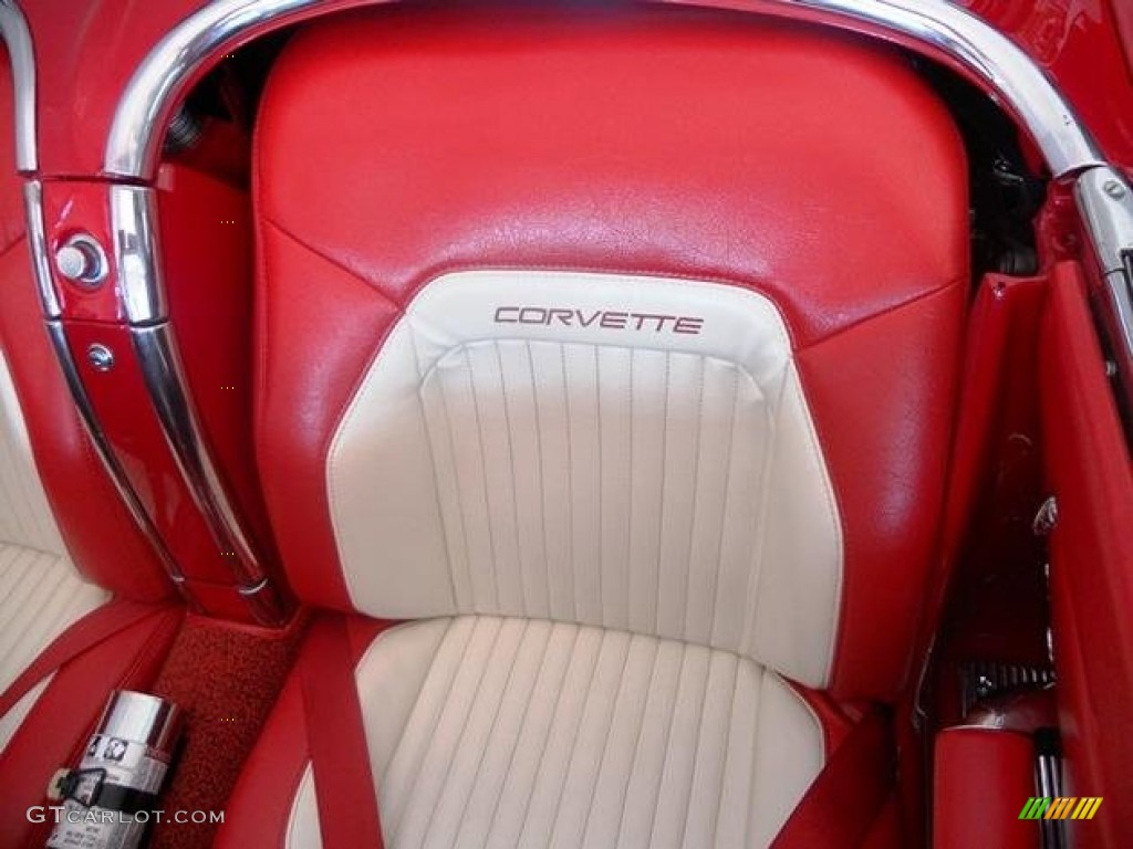 1961 Corvette Convertible - Roman Red / Red photo #7