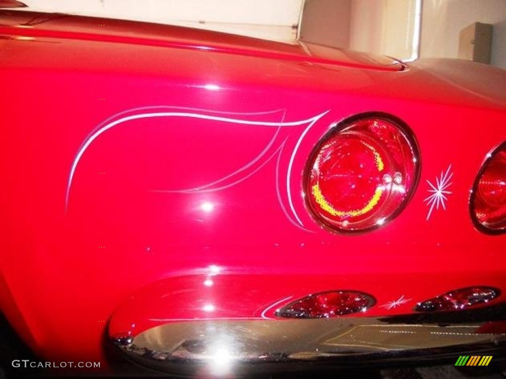 1961 Corvette Convertible - Roman Red / Red photo #18