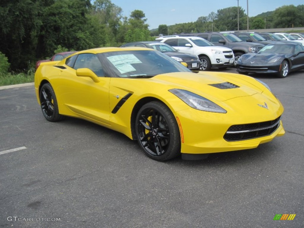 Velocity Yellow Tintcoat 2014 Chevrolet Corvette Stingray Coupe Z51 Exterior Photo #96298236