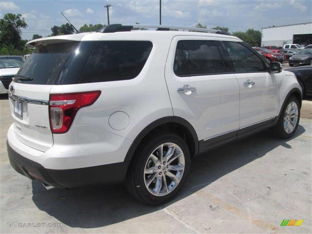 2015 Explorer Limited - White Platinum / Charcoal Black photo #1