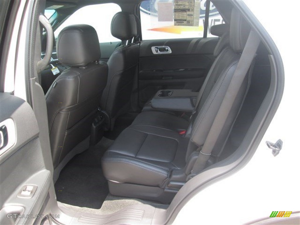 2015 Explorer Limited - White Platinum / Charcoal Black photo #5