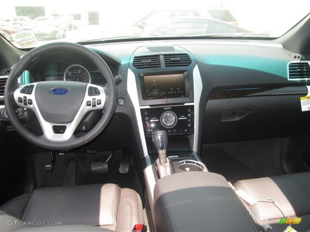 2015 Explorer Limited - White Platinum / Charcoal Black photo #6