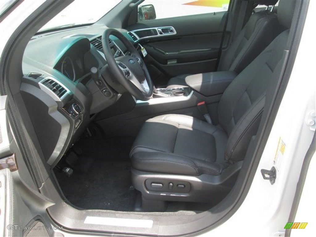 2015 Explorer Limited - White Platinum / Charcoal Black photo #8
