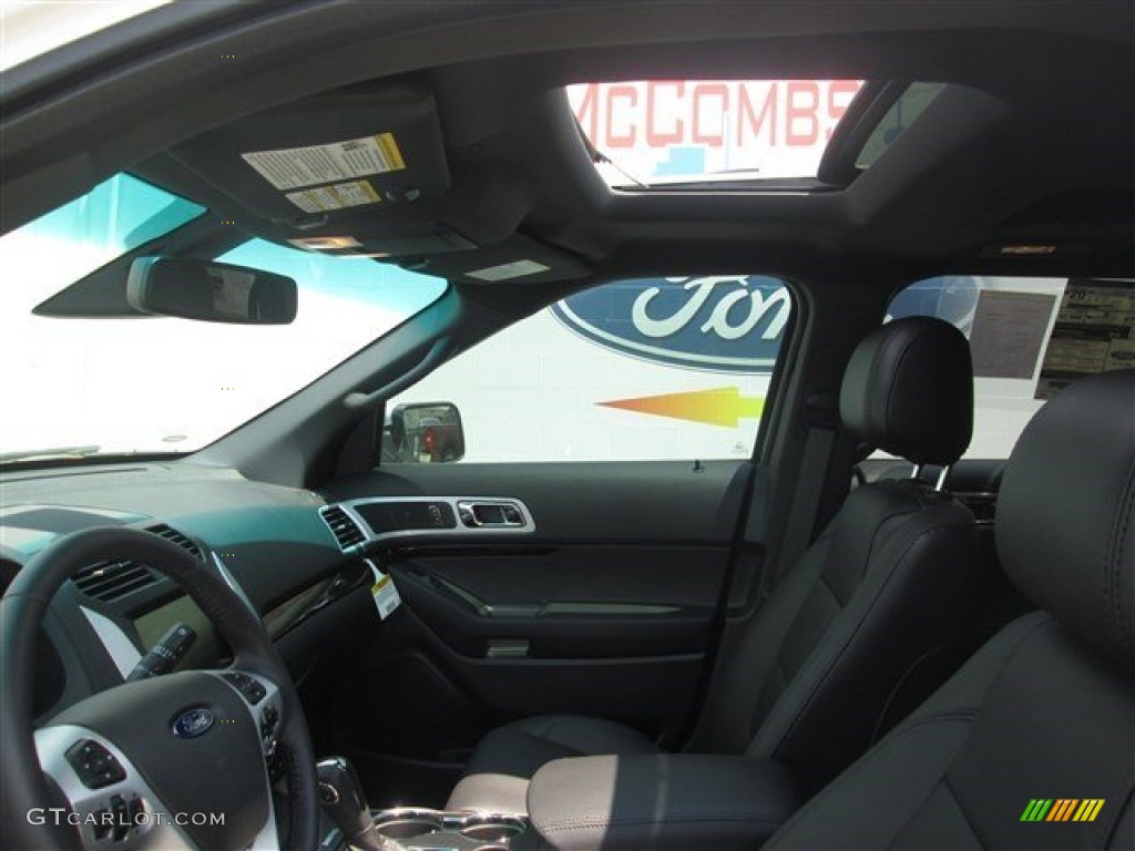 2015 Explorer Limited - White Platinum / Charcoal Black photo #9