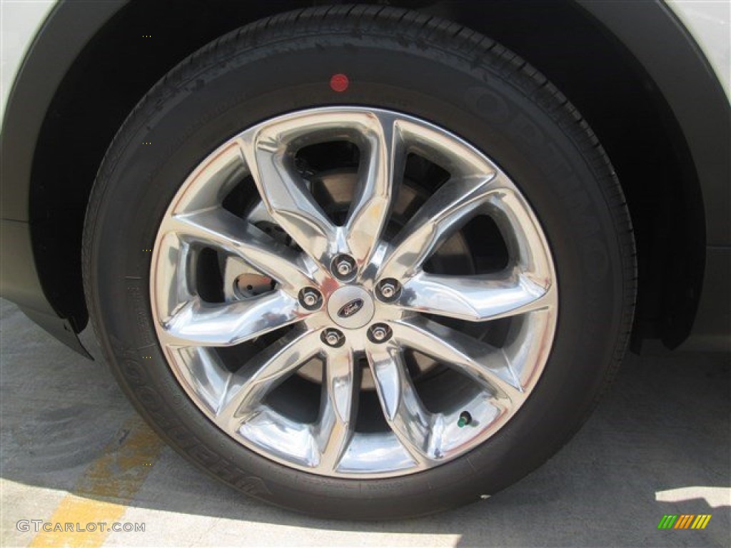 2015 Explorer Limited - White Platinum / Charcoal Black photo #11